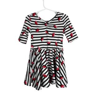 Dot Dot Smile watermelon twirl dress NWT